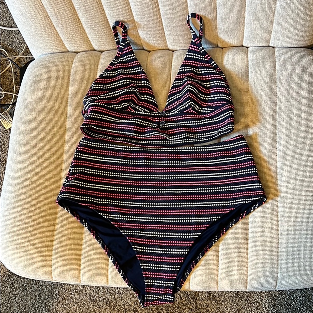 Aerie High-Waisted Bikini M bottom S top
